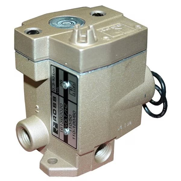 16 Series 3/2 Single Solenoid Controlled, Normally Closed, Spring Return, 1/4 NPT 110 VAC, Ross Controls, Mfr#: 1613B2020Z